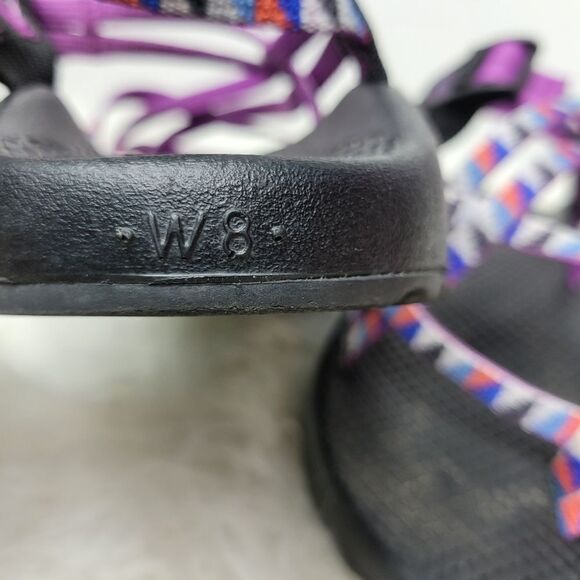 Chaco Z/Cloud X2 Women’s Remix Poplin Berry Sport Hiking Sandals Shoe Size 8 - Picture 8 of 9